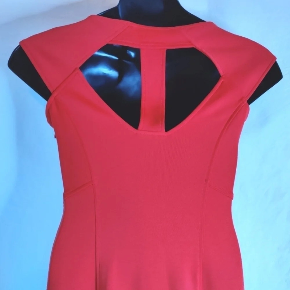 𝅺Maggy London Fitted Modern Dress EUC ❤️ - Picture 10 of 12